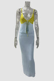 Tie-Front Skirt Set