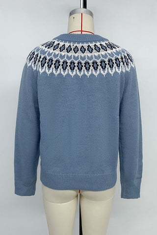 Nordic Patterned Cozy Sweater