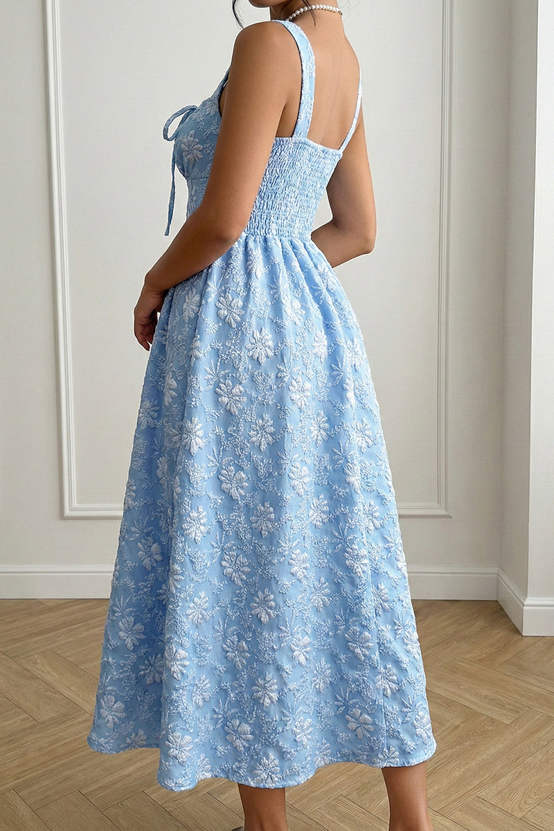 Floral Detail Midi Dress