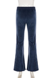 Floral Pattern Casual Pants