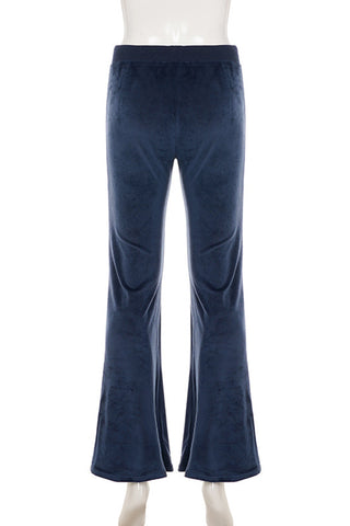 Floral Pattern Casual Pants
