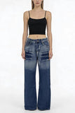 Classic Straight-Leg Denim Jeans