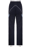 Elastic Waist Casual Trousers