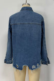 Heart Patch Denim Jacket
