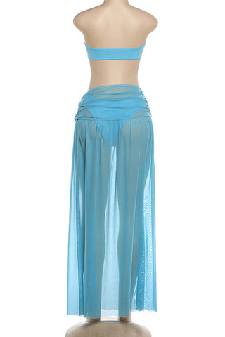 Elegant Two-Piece Skirt Set