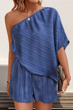 One-Shoulder Casual Romper