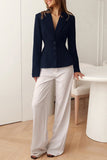 Tailored Single-Breasted Blazer