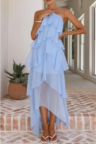 Layered Ruffle Casual Dress