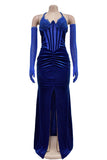 Elegant Evening Gown with Split Detail