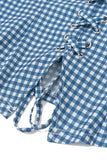 Lace-Up Gingham Camisole