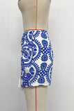 Patterned Wrap Skort