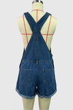 Classic Denim Overall Romper