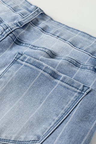 Button-Front Wide-Leg Jeans