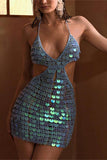 Cutout Crochet Vacation Dress