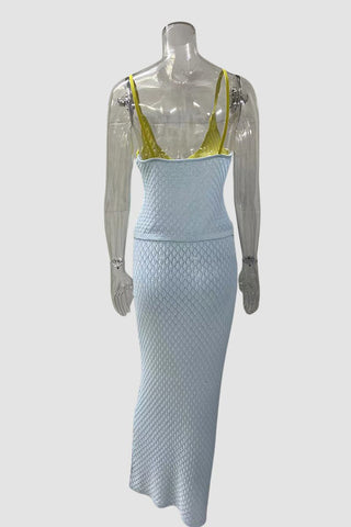 Tie-Front Skirt Set