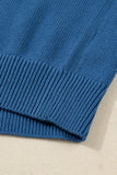 Letter Detail Crewneck Sweater