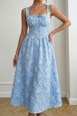 Floral Detail Midi Dress