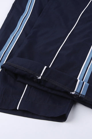 Elastic Waist Casual Trousers