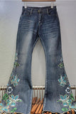 Embellished Flare Jeans