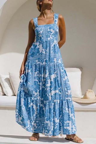 Floral Tiered Maxi Dress