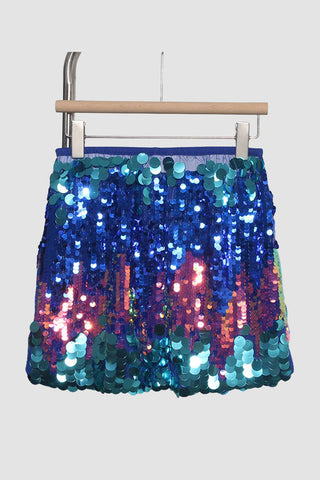 Sequin Embellished Mini Skirt
