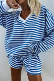Striped Relaxed Short Set