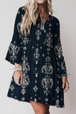 Boho Floral Mini Dress