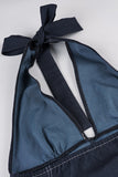 Halter Neck Denim Dress