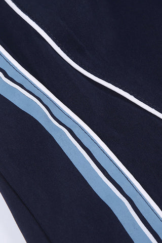 Elastic Waist Casual Trousers