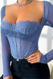 Elegant Lace Trim T-Shirt