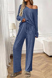 Off-Shoulder Lounge Pants Set