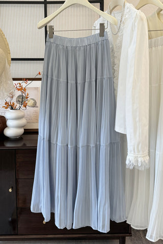 Elegant Tiered Maxi Skirt