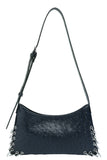 Sleek Eyelet Shoulder Bag