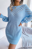 Knit Patterned Casual Dress
