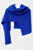 Asymmetrical Ribbed Shrug Cardigan