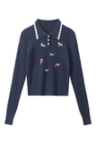 Playful Patterns Collar Polo Shirt
