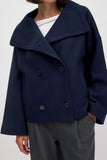 Chic Buttoned Double-Breasted Jacket