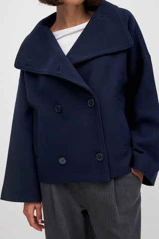Chic Buttoned Double-Breasted Jacket