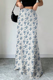 Floral Print Maxi Skirt