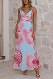 Floral Wrap Maxi Dress