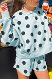 Polka Dot Cozy Short Set