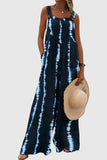 Leaf Print Wide-Leg Jumpsuit