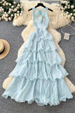 Tiered Ruffle Maxi Dress