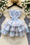 Elegant Floral Tiered Dress