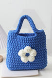 Floral Knit Handbag