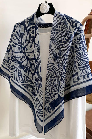 Vintage-Inspired Patchwork Scarf