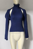 Sleeveless Turtleneck Tank Top
