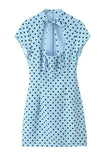 Bow-Tie Cutout Evening Dress