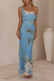 Floral Off-Shoulder Maxi Dress
