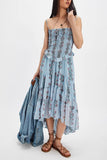Tiered Floral Midi Dress